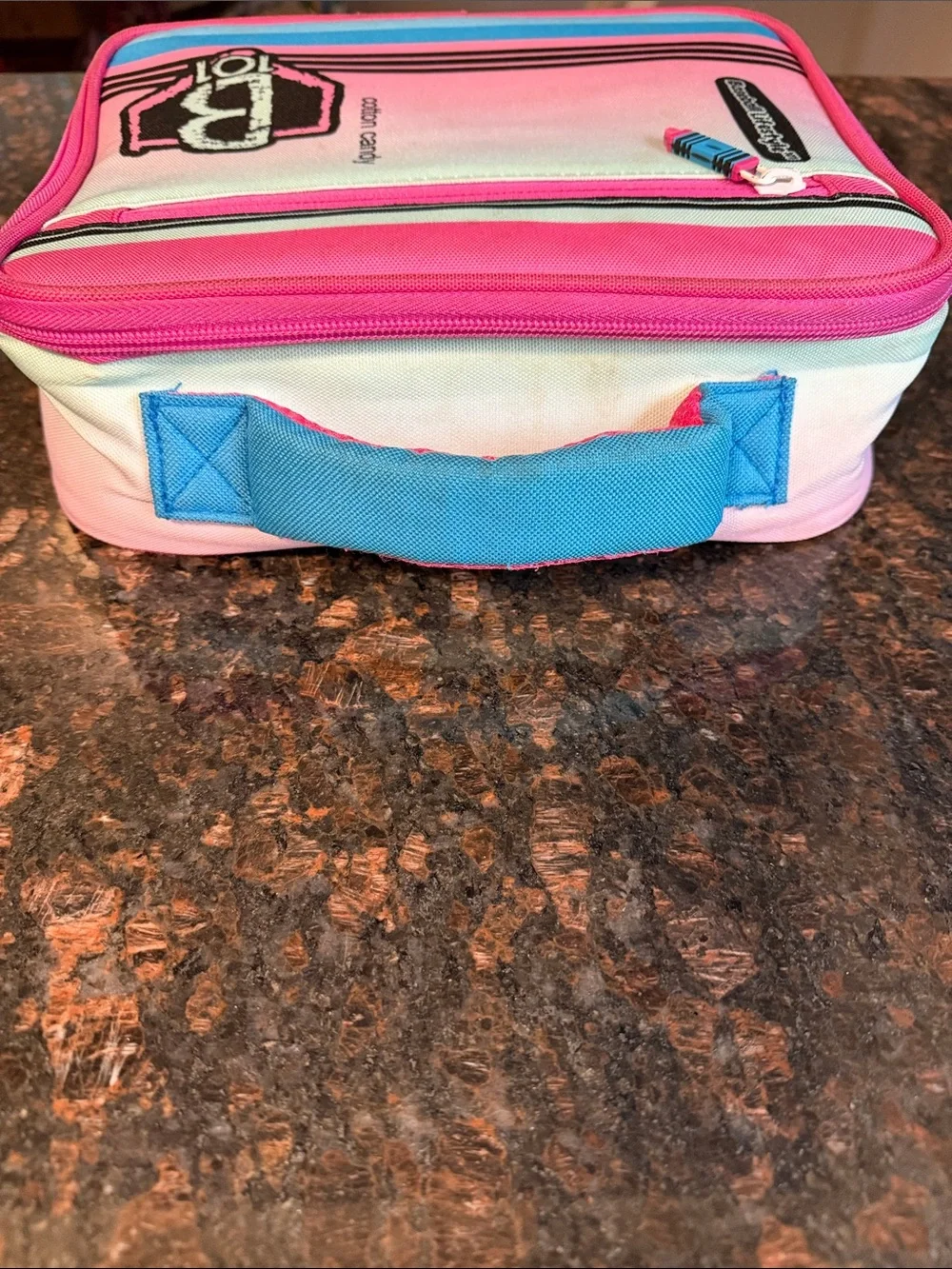 Baseball Lifestyle 101 - Insulated Cotton Candy Lunchbox - Pink & Blue